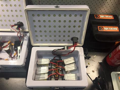 metal lipo charging box|lithium battery charging box.